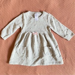 3 for $45 - Just One You by Carter’s Knit Bobble Dress 9 months